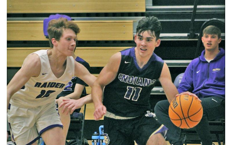 Junior shooting guard Jones Harris scored a team-high 22 points, accounting for nearly half of the team’s points in its 79-52 loss to the North Forsyth Raiders.