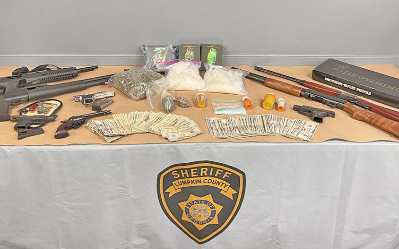 Investigators seized a sizable amount of contraband at a Dublin Court residence last week.