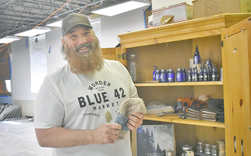 Henry Ostaszewski, owner of Blue 42 Organics, will soon be setting up shop on the corner of Arcadia and South Chestatee streets.