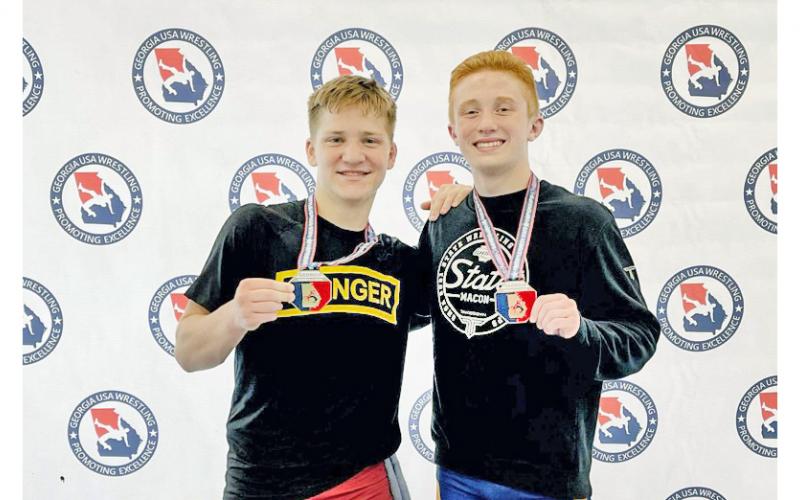 Nathan Nielsen (left) and Austin Marshall will represent Lumpkin County as members of Team Georgia at Nationals in Fargo, North Dakota starting this weekend.