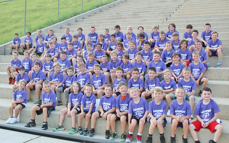 LCHS played host to around 75 campers for a three-day Youth Football Camp last week that saw players put the fun in learning the fundamentals of football.