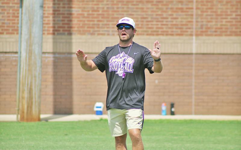 New LCMS Football head coach Zack Stroud looks for his program to become a foundation for the high school football team, providing good players that already fit into the high school system upon arrival.