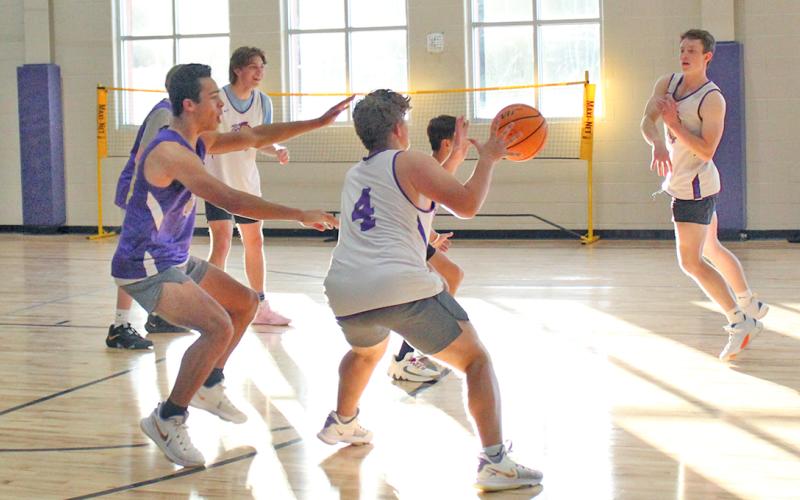 The Lumpkin County High School boys basketball team has been practicing for their season opener this week.