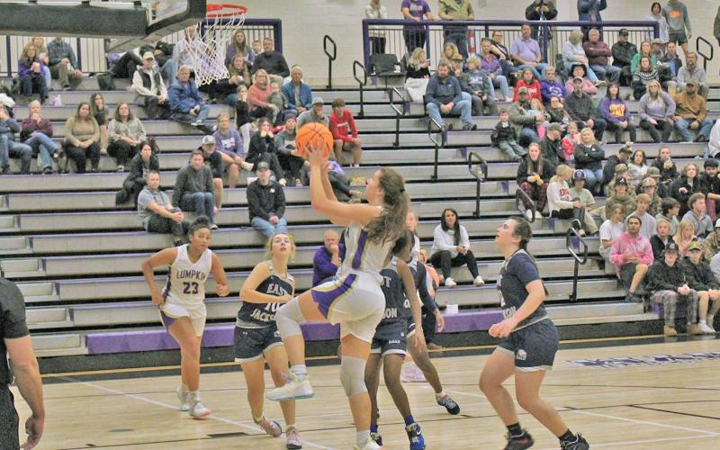 Lumpkin senior Mary Mullinax tallied 13 points with three assists and nine rebounds in the Lady Indians’ season opener.