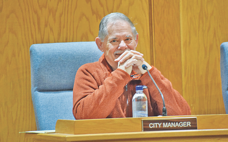 Bill Lewis stepped down as the interim City Manager after reading a prepared statement at last Monday’s meeting.