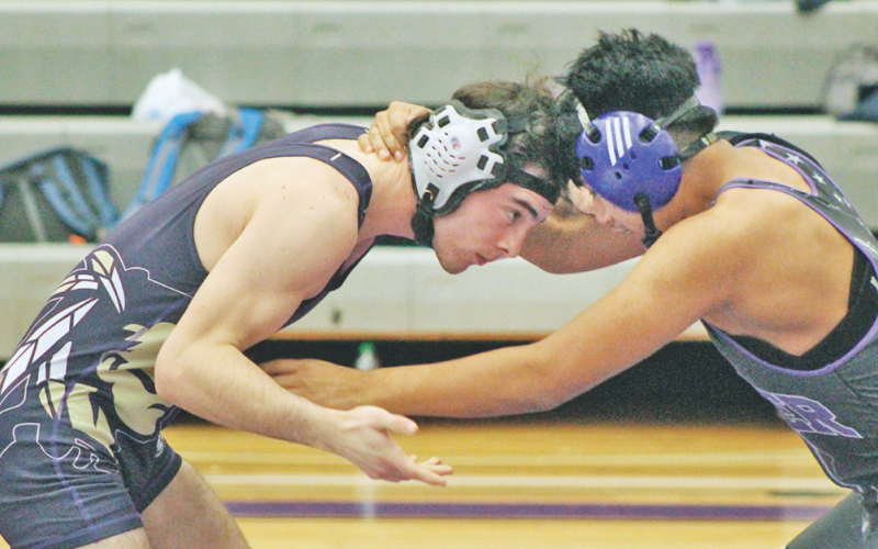 Lumpkin senior wrestler TJ Payne finished as an Area Champion at last week’s competition.