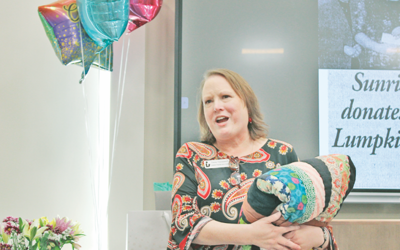 Outgoing Branch Manager Tracey Thomaswick led the Lumpkin Library for over two decades.