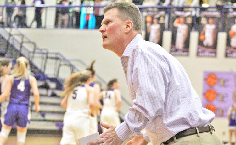 LCHS girls basketball coach David Dowse returned to his team and led practice on Monday after resigning from the post just eight days earlier.