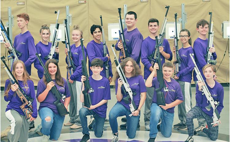 The Lumpkin Rifle team set a new high mark for highest team score in a match in program history against Dawson on Dec. 6, scoring 1,158 out of 1,200 possible points.