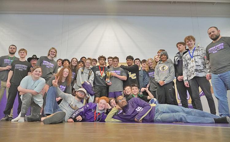 The LCHS Wrestling team took second place in the area on Saturday and is set to send 13 wrestlers to compete at sectionals on the boys’ side along with the team’s entire lineup of wrestlers on the girls’ side.