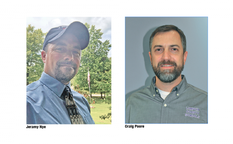 Candidates for the Lumpkin County Board of Education post are currently set to include incumbent Craig Poore, who currently sits over District 2 on the board and challenging candidate Jeramy.