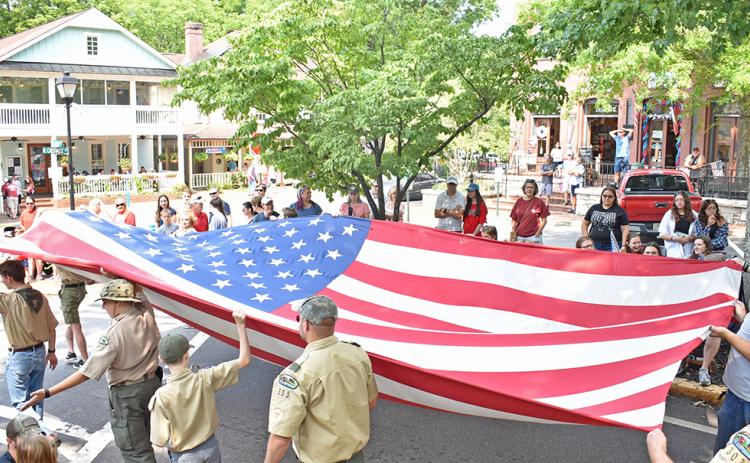 The Patriotic parade through the Square will be just one of the many activities in Dahlonega this Fourth of July.