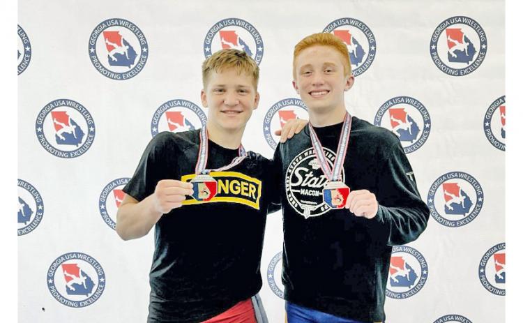 Nathan Nielsen (left) and Austin Marshall will represent Lumpkin County as members of Team Georgia at Nationals in Fargo, North Dakota starting this weekend.