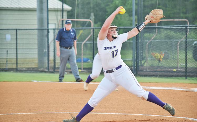 Lumpkin County pitcher Natalie Shubert has been a standout for the team in the early part of the season.