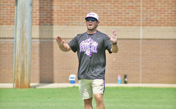 New LCMS Football head coach Zack Stroud looks for his program to become a foundation for the high school football team, providing good players that already fit into the high school system upon arrival.