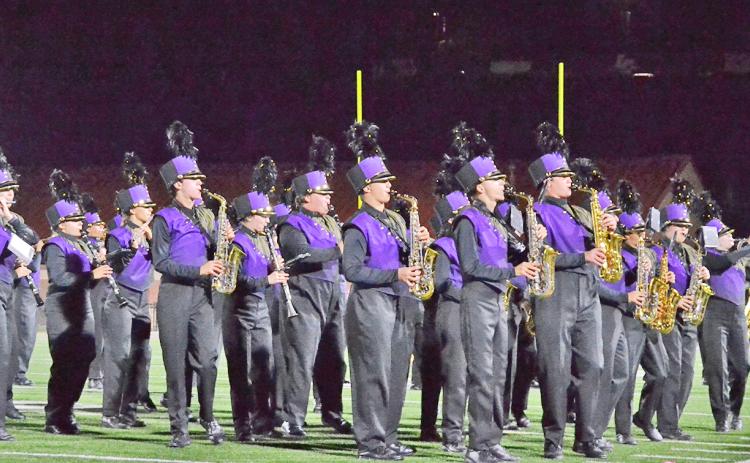 The Lumpkin County High School Band of Gold performers not only entertains football fans at halftime, they also show off their hard-earned skills at competitions throughout the year.