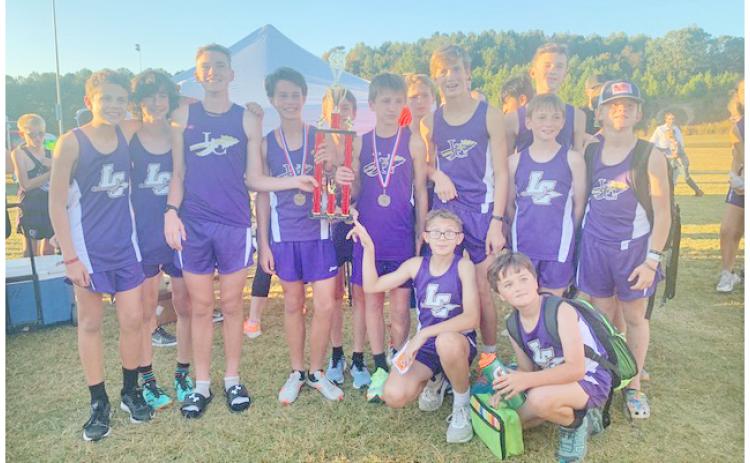 The Lumpkin County Middle School boys cross-country team raced their way to a region championship last month.