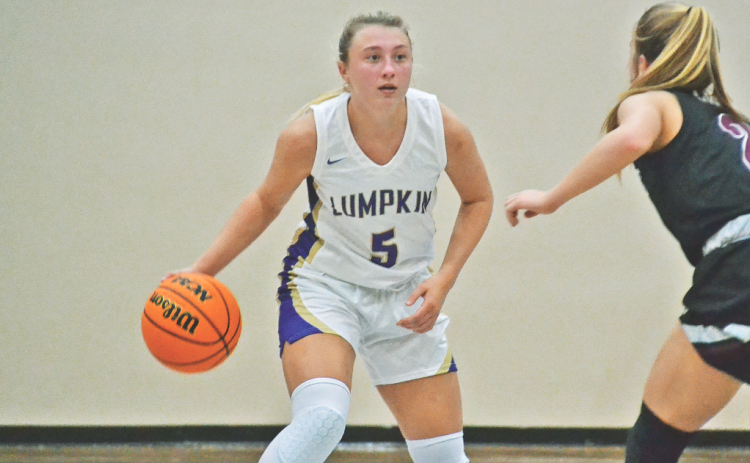 Senior Lexi Pierce had a strong showing for Lumpkin with 14 points against Chestatee.