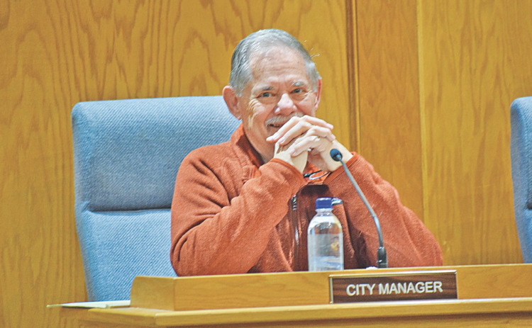 Bill Lewis stepped down as the interim City Manager after reading a prepared statement at last Monday’s meeting.