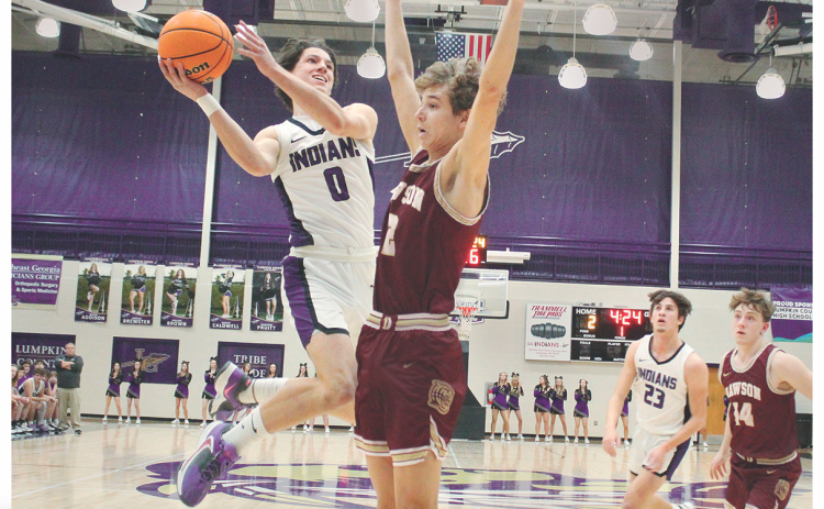 Lumpkin sophomore Cal Faulkner scored 21 points to help his team pull away from Dawson County for a victory last week.