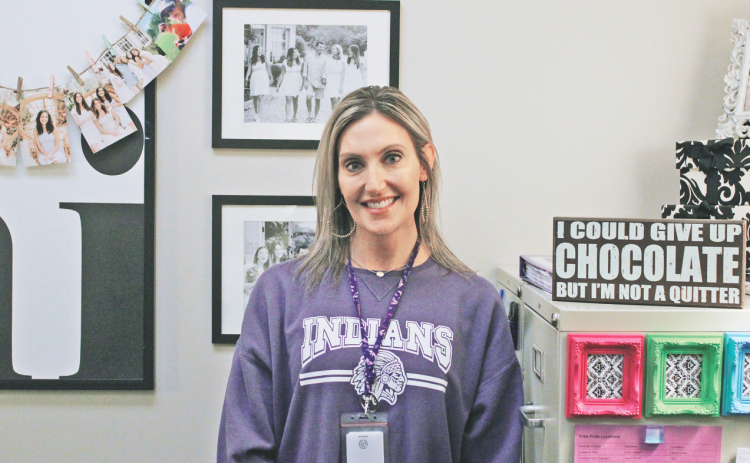 LCHS Guidance Counselor Kate Jarrard works to facilitate a peaceful and productive educational environment for students.