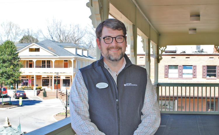 Director of Tourism Sam McDuffie and the Dahlonega-Lumpkin County Visitor’s Bureau Board of Directors purchased an advertisement in the April issue of Southern Living to capitalize on Dahlonega’s selection as the best small town in Georgia.