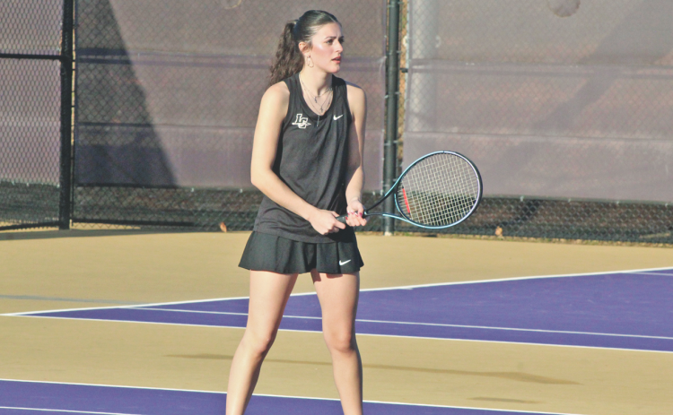 Senior Sophie Stone said it meant a lot to be able earn a win on Lumpkin’s Senior Night.