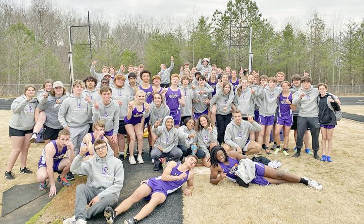 The Lumpkin County High School track team saw success last season but hopes to improve in 2023.