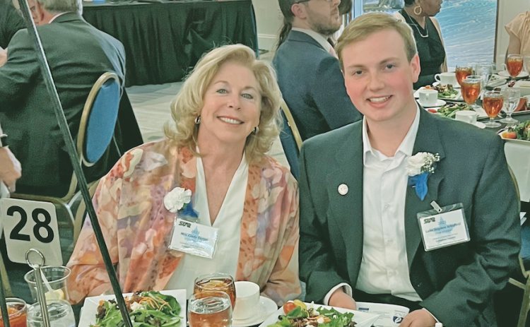 STAR Student Luke Schofield and his STAR Teacher from his 4th grade year, Cindy Teston attended the state STAR dinner recently. “She’s been a tremendous friend these past couple of years,” Schofield said. “She’s never forgotten me even though I was just a little kid.”