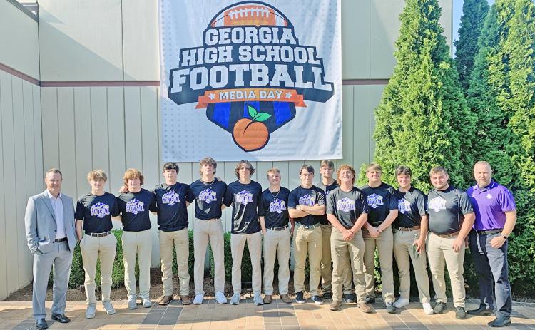 Lumpkin received an invitation to the the inaugural Georgia High School Football Media Day event. (Photo courtesy of Pat Conarro)