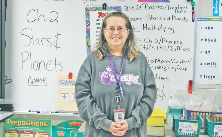 Fourth grade teacher Jennifer Bateman is the 2025 Teacher of the Year for Blackburn Elementary School.