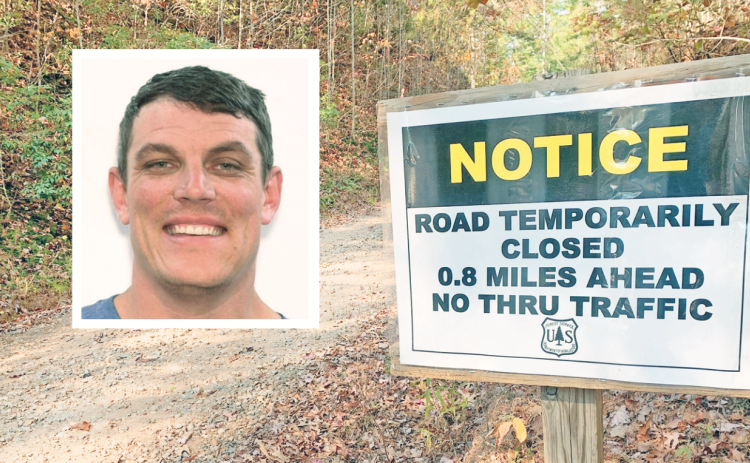 Authorities are on the look-out for Grant Matthew Caldwell, who managed to escape into the Chattahoochee National Forest following a vehicle chase last Wednesday afternoon.