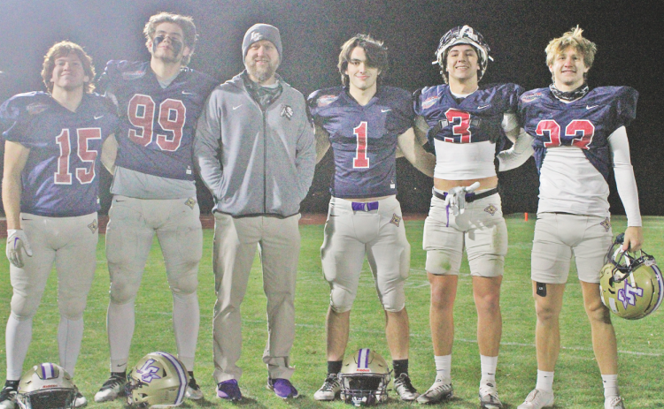Will Wood, Harper Davenport, Naji Lyon, Mason Sullens and Will Staples represented Lumpkin with pride during the FCA All-Star Game.