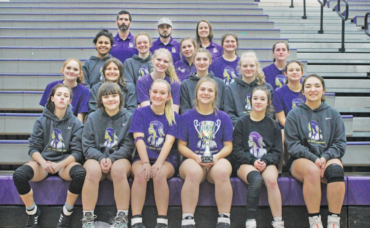 The Lady Indians wrestling team finished as Area Runner-up during their first season as an individual program.