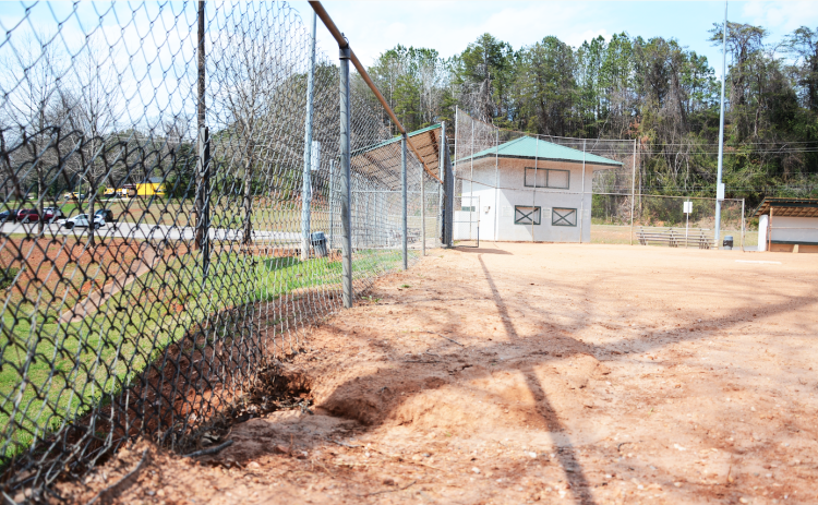 Field 5, near the Senior Center, will receive repairs so that the senior softball teams can resume playing games there next year.