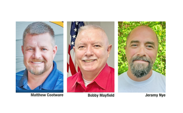 Matthew Cootware, incumbent Bobby Mayfield, and Jeramy Nye are all vying for the Lumpkin County Board of Commissioners District 2 seat.  The Nugget caught up with each candidate for a Q&A.